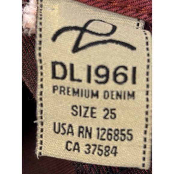 DL1961 Premium Denim Brown 4Way Stretch Emma Legging Skinny Jeans Size 25 - Picture 7 of 8